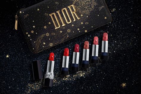 dior lipstick gift set|dior holiday lipstick set.